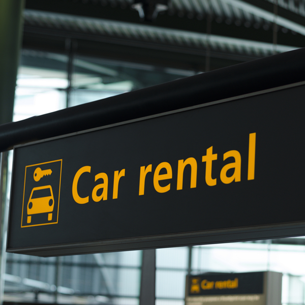 Car Rental Sign